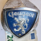 VANHA Auton NokkaMerkki Peugeot 403 1950-l - pikkukuva 1