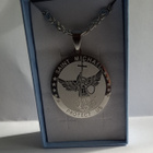 Arkkienkeli Mikael Amuletti (Stainless Steel) - pikkukuva 1