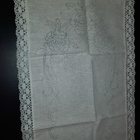 Piirretty liina,  pitsi reunus   40x92cm - pikkukuva 2
