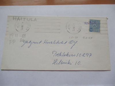 1959 Haitula (Alastaro) rivil s kuorella