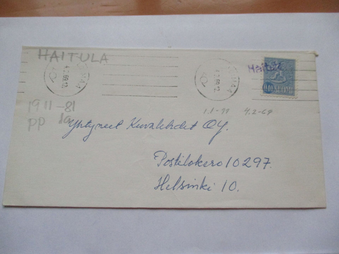 1959 Haitula (Alastaro) rivil s kuorella