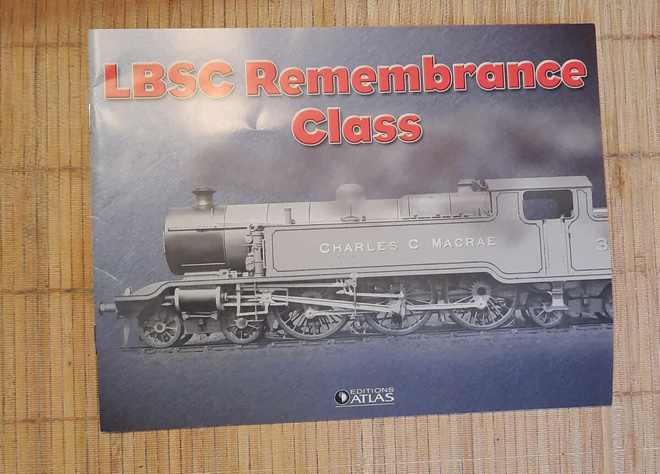 Veturin esite-vihkonen,pienoismalli, LBSC Rememberance Class