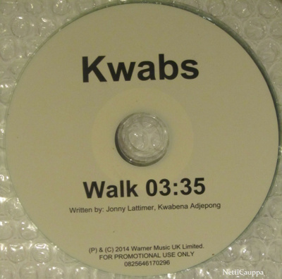 Kwabs • Walk PROMO CDr-Single
