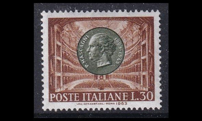Italia 1156 ** Pietro Mascagni (1963)