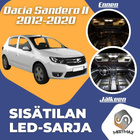 Dacia Sandero II Sisätilan LED-sarja 7-osainen - pikkukuva 1