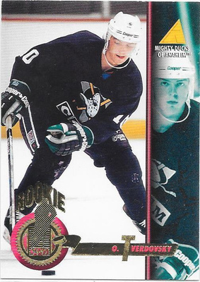 1994-95 Pinnacle #261 Oleg Tverdovsky Anaheim Mighty Ducks