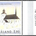 ÅL 1999 Lemlandin kirk 1,90 mk välilöpari numero ** LaPe 162 - pikkukuva 1