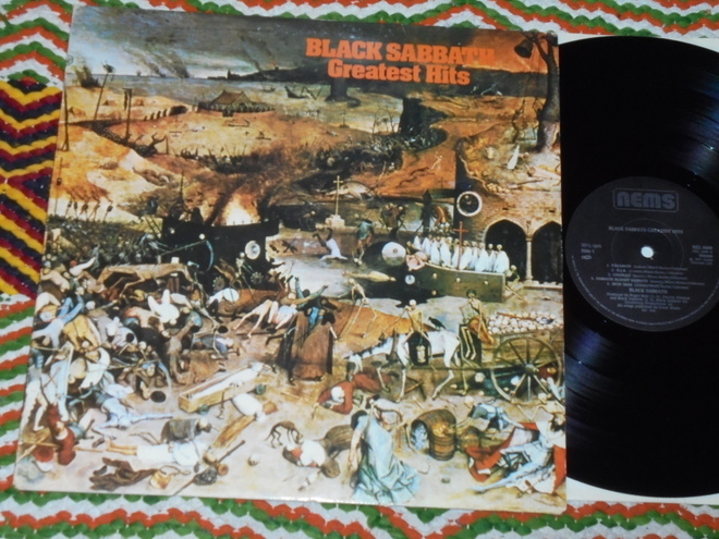 BLACK SABBATH - Greatest Hits - LP 1977 SWE heavy metal EX-