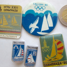 5xVANHA CCCP Merkki Olympia Moskova Tallinna 1980 Purjehdus - pikkukuva 1