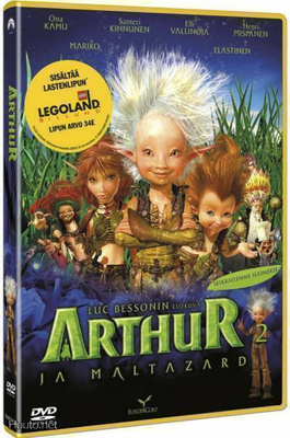 Arthur ja Maltazard DVD ALE!