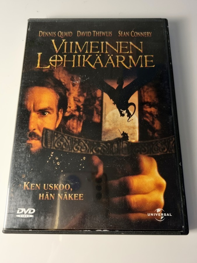 Viimeinen lohikäärme (Dragonheart, 1996) dvd