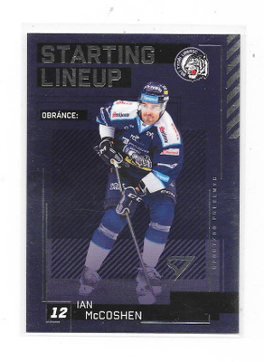 2023-24 Tipsport Line-Up #33 Ian McCoshen Liberec ex Ässät