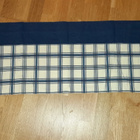 Luonnonvaalea sininen verhokappa 37x185cm - pikkukuva 2