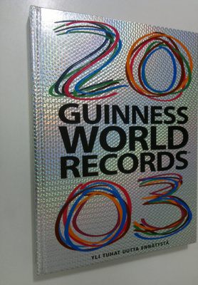 Guinness world records 2003