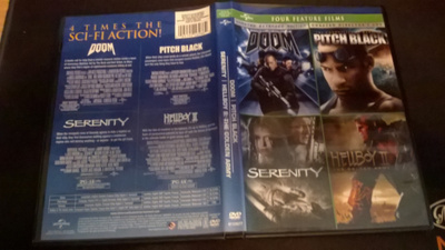 Doom/Pitch Black/Serenity/Hellboy 2 (4dvd)