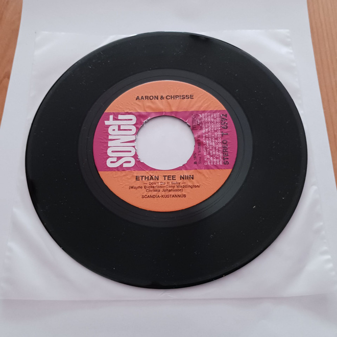 Aaron & Chrisse – Ethän Tee Niin 7" orig 1975 Rock Soul Pop
