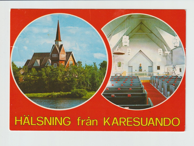 Postikortti, KARESUVANTO, Kirkko