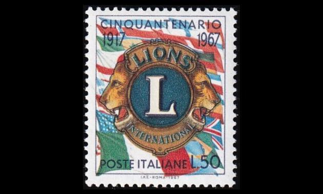 Italia 1245 ** Lions International 50v (1967)