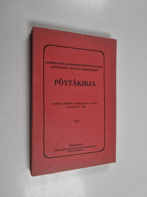 Suomen sosialidemokratisen puolueen kuudennen edustajakok...