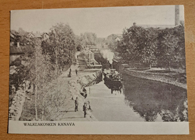 Walkeakosken kanava, näköiskuva,kulkematon kortti