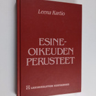 Leena Kartio : Esineoikeuden perusteet - pikkukuva 1