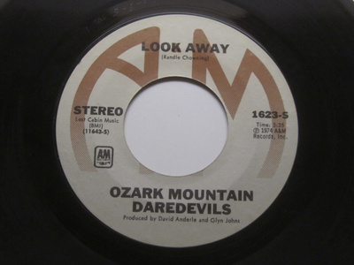 Ozark Mountain Daredevils: Look Away 7" single 1974