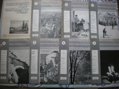 Pankkimies-lehtiä v. 1958-64 yht. 8 kappaletta
