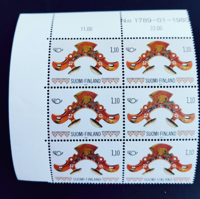 1980 Pohjola 1,10 mk numerokuusilo **