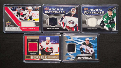 Jääkiekkokortteja Memorabilia - Patch & Jersey (NHL)
