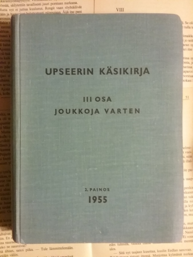Upseerin käsikirja: III osa joukkoja varten (sid.)