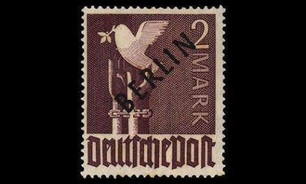 Berlin 18 ** Musta päällepainama 2 M (1948)