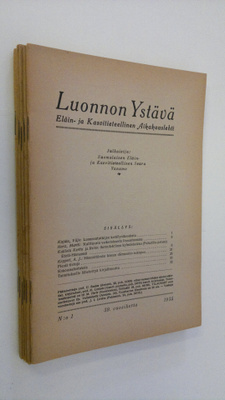 Luonnon ystävä vuosikerta 1935