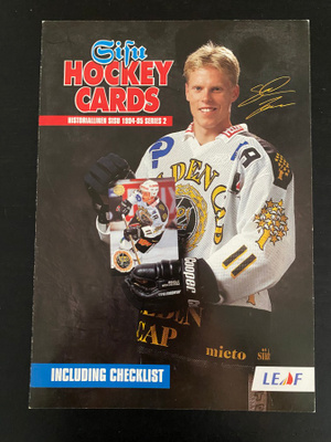 94-95 Sisu Series 2 Checklist ym julkaisu Saku Koivu TPS