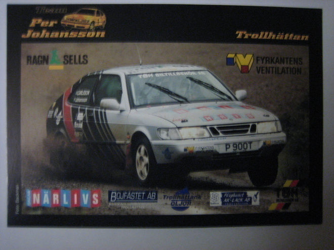 SAAB rallikortti 5: Saab 900/9-3 - Per Johansson