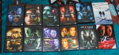 X-FILES ~ SALAISET KANSIOT ~ 1-9 + 3 ~ DVD sarja + leffat