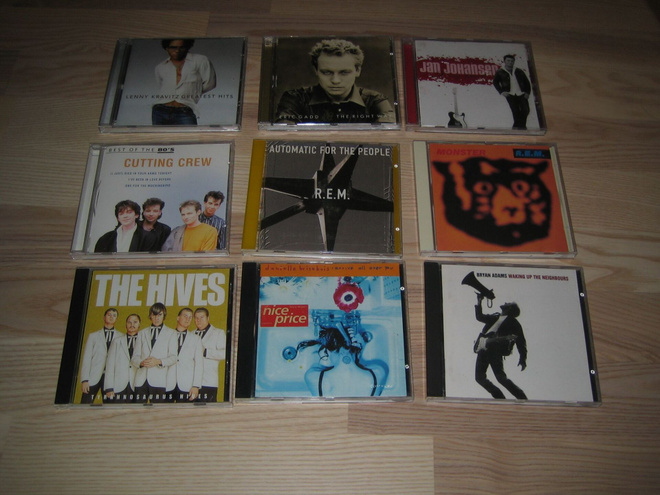 30 kpl Ulkomaiset Rock Levyt Erä1 (CD)