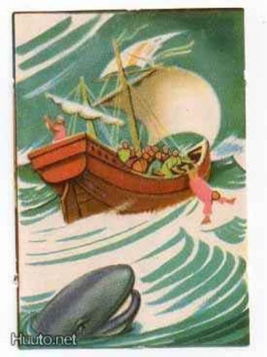 EO 5600 / NELKKU: Joona heitetään mereen. 1950-l.