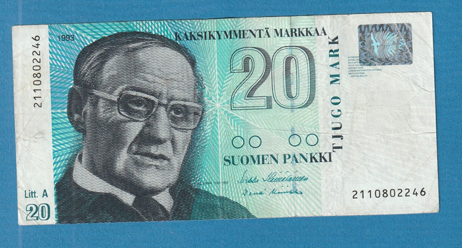Suomi  20 markkaa 1993   2110802246