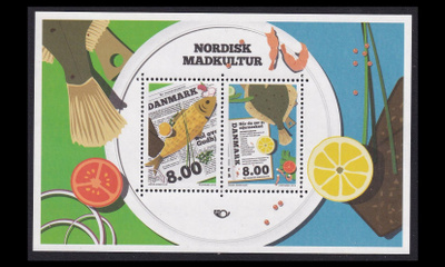 Tanska 1865-6BL62 ** Pohjola ruokakulttuuri (2016)