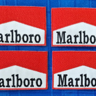4 kpl Marlboro kangasmerkkejä 8e/setti tai 2.5e/kpl - pikkukuva 1