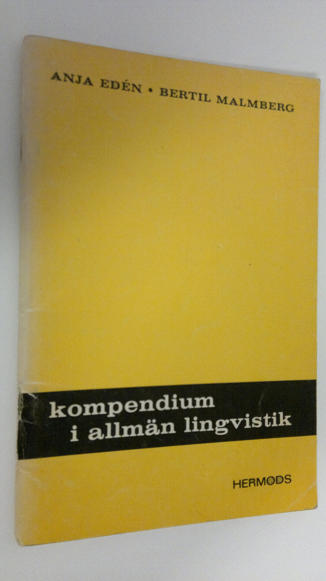 Anja Eden : Kompendium i allmän lingvistik