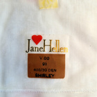 Valkoiset Jane Hellen, Vintage Shirley nylonsukat, 9 1/2 - pikkukuva 5