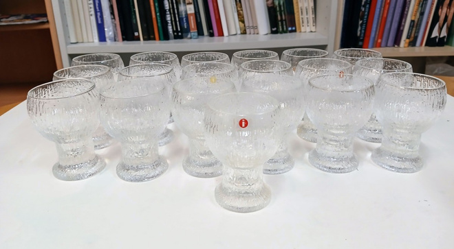 Iittala, Timo Sarpaneva, Kekkerit, Paukku lasi 19kpl,