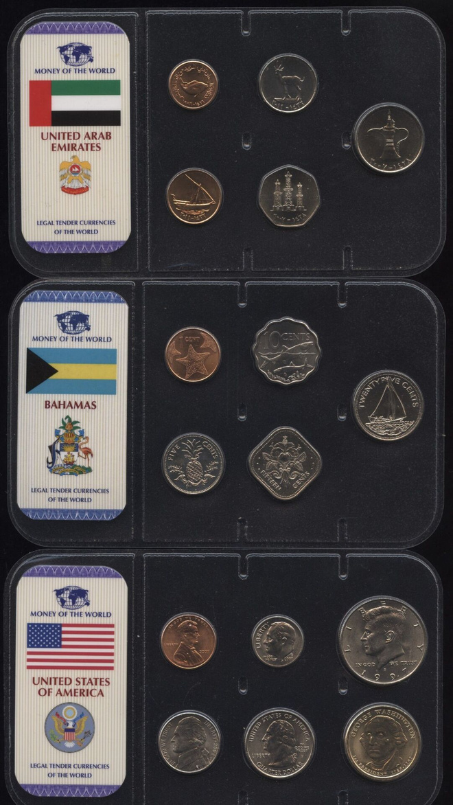 Rahasarjat UAE, Bahama ja USA ja Venäjä/CCCP