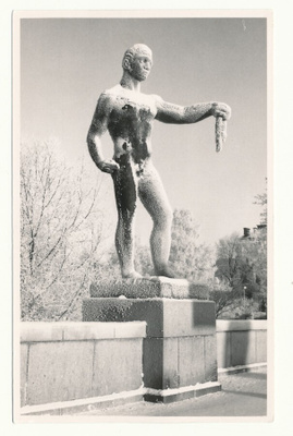 TAMPERE - Hämeensilta talvella - vanha kortti