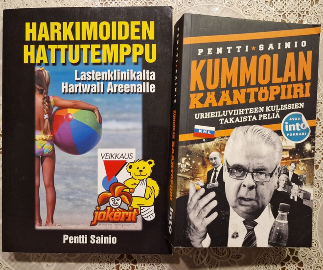 Harkimoiden hattutemppu & Kummolan kääntöpiiri kirjat