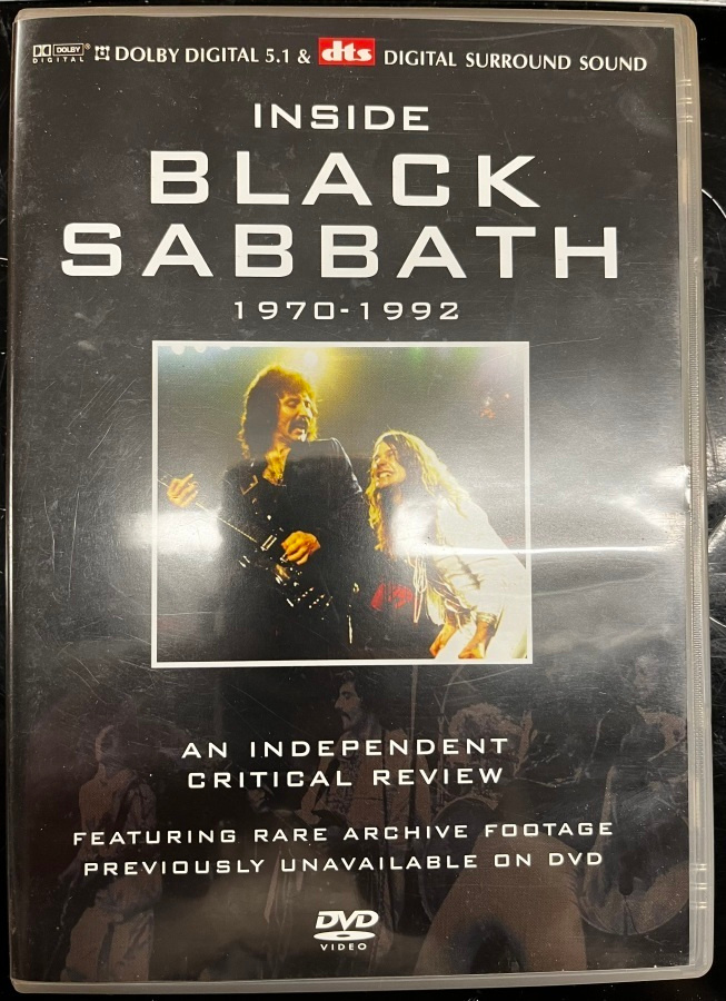 DVD Inside Black Sabbath 1970-1992 An Independent Critical