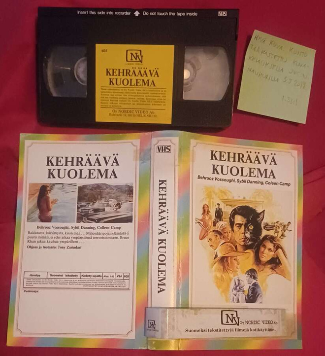 Kehräävä Kuolema (Nordic sateenkaari) vhs fix