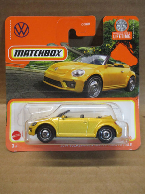 Volkswagen Beetle Convertible 2019, Matchbox