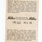Purkkakuva Hellas Filmitähti-sarja n:o 52 Hayley Mills - pikkukuva 2